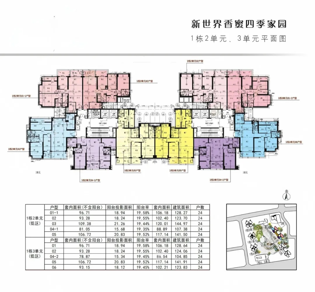 1栋2单元/3单元